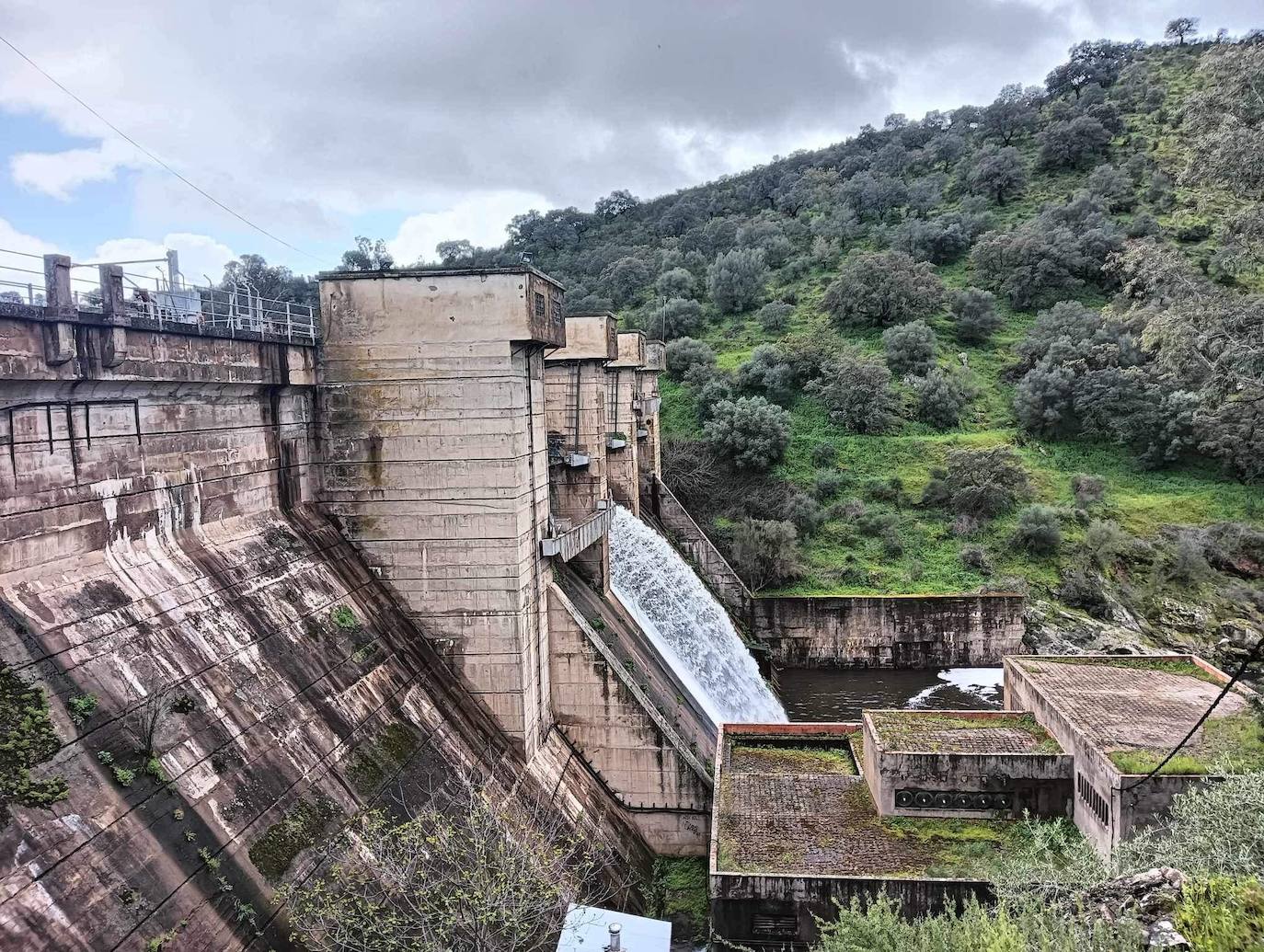 Embalse de Valuengo, en Jerez de los Caballeros. 