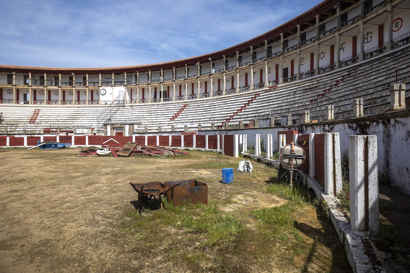 Estado de la plaza de toros de Cáceres