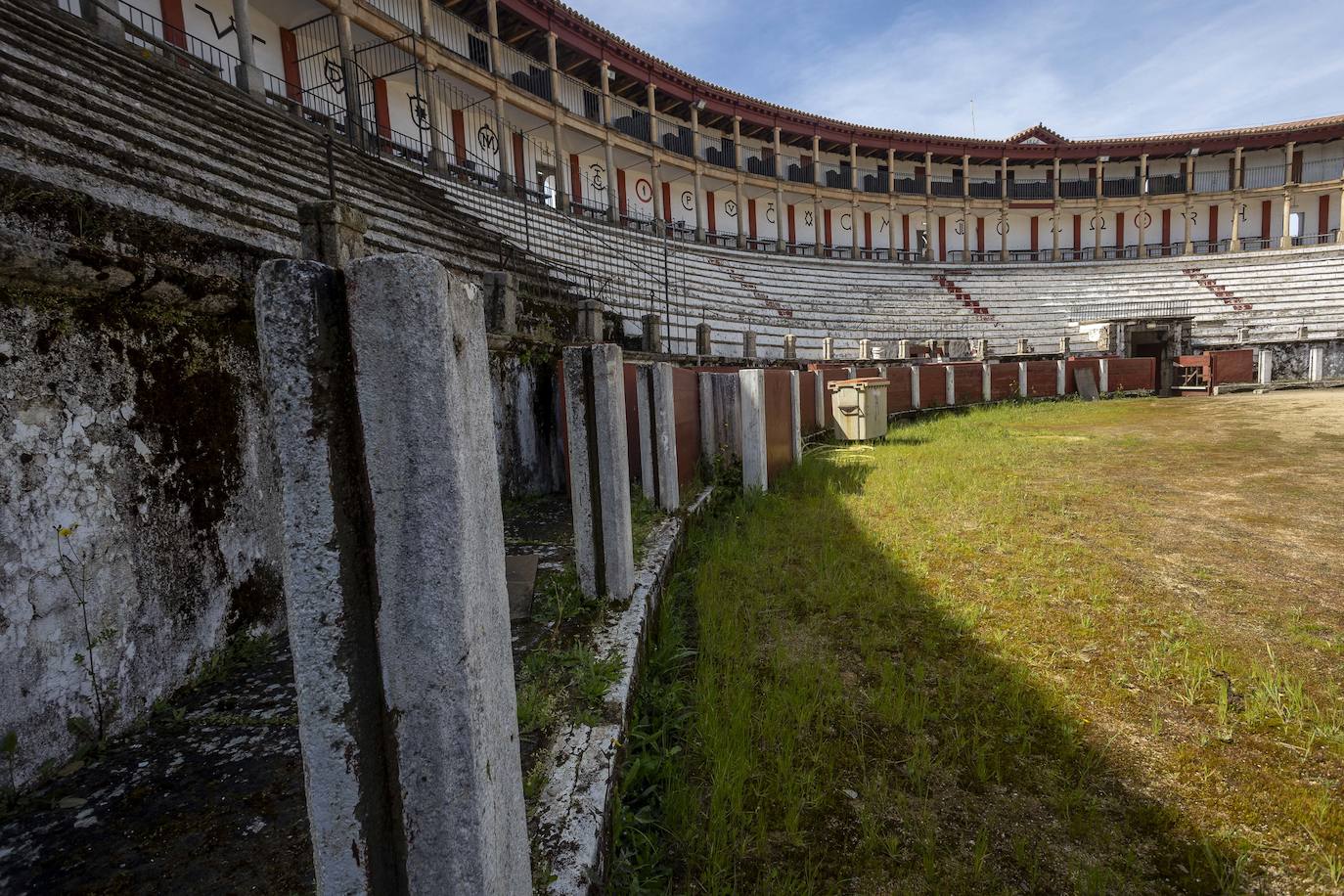 Estado de la plaza de toros de Cáceres