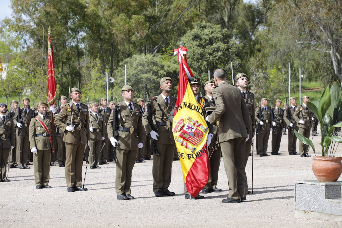 Acto de la toma de posesión del nuevo director del Cefot de Cáceres