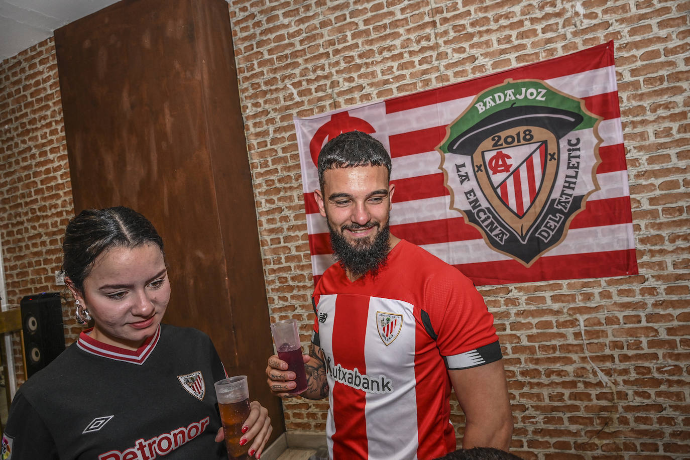 Así han vivido en Badajoz los hinchas del Athletic la final de la Copa del Rey