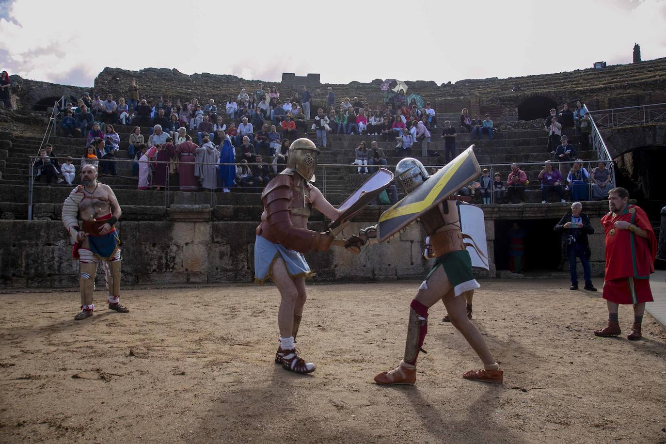 Entrenamiento de Gladiadores previo a la próxima edición de Emerita Lvdica