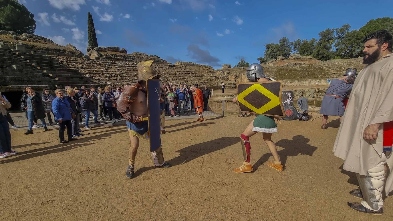 Entrenamiento de Gladiadores previo a la próxima edición de Emerita Lvdica