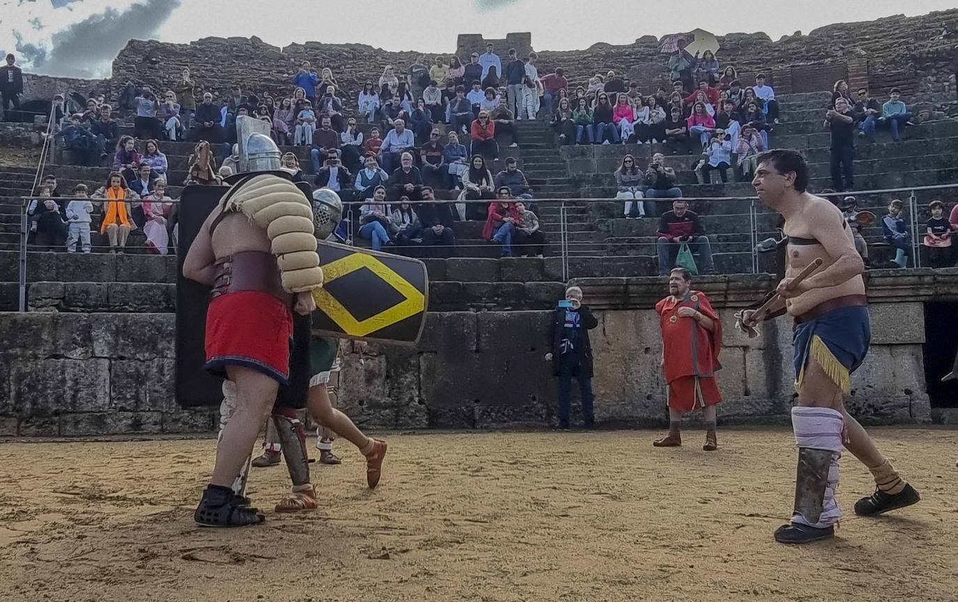 Entrenamiento de Gladiadores previo a la próxima edición de Emerita Lvdica