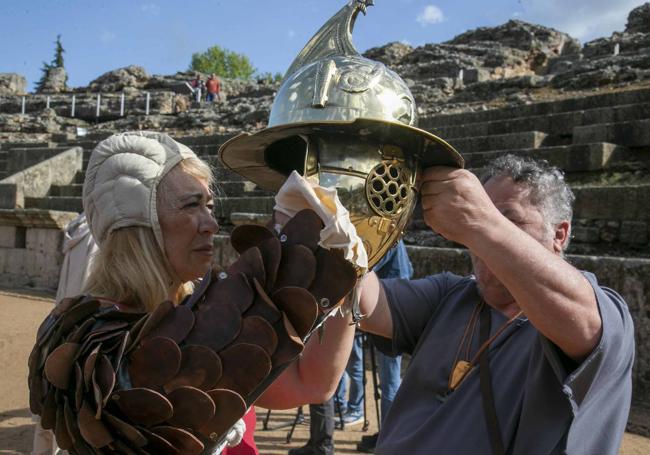 Davinia Germina se prepara para combatir.