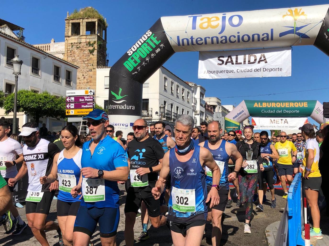 Salida de una de las pruebas