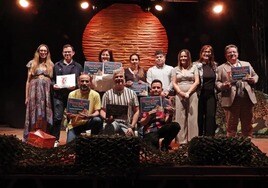 Ganadores del año pasado del certamen de teatro amateur de Jarandilla
