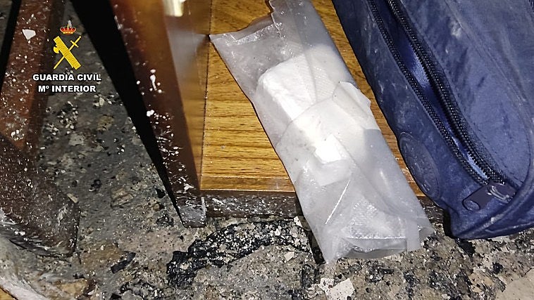 Droga registrada en la habitación foco del incendio.