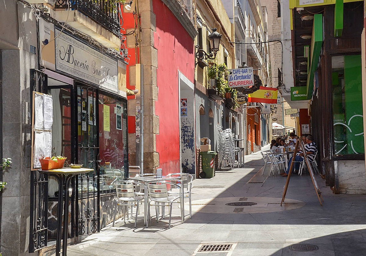 La calle Meléndez Valdés, donde fue el atraco.