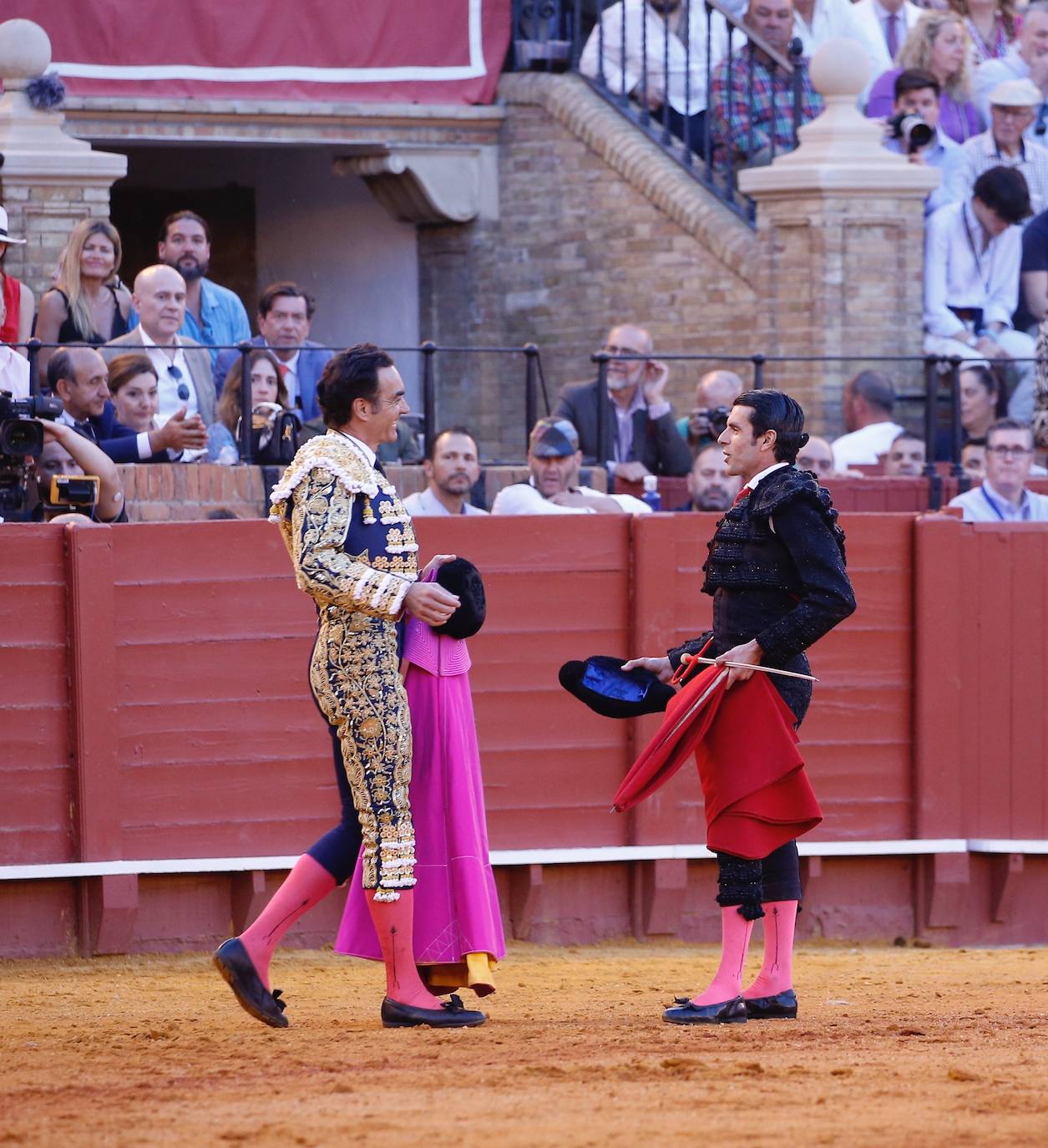 Emilio de Justo, triunfador de la tarde en Sevilla