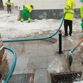 Intensa granizada en Zafra