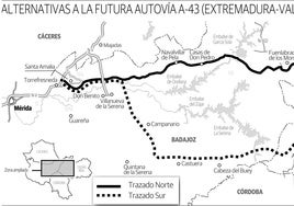 Castilla-La Mancha insiste en que hay consenso con Extremadura para hacer la A-43 por el sur