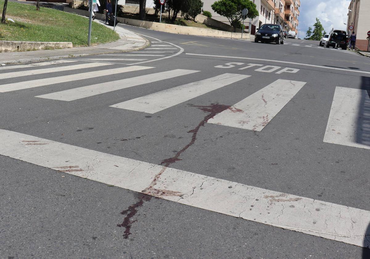 El accidente se produjo en el paso de cebra del pabellón.