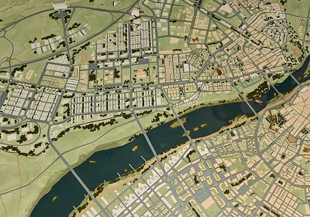 El Plan General de la ciudad contempla un enlace más cercano al Puente Real que una la avenida de Elvas (frente a la universidad) con La Granadilla (avenida Príncipe Felipe).