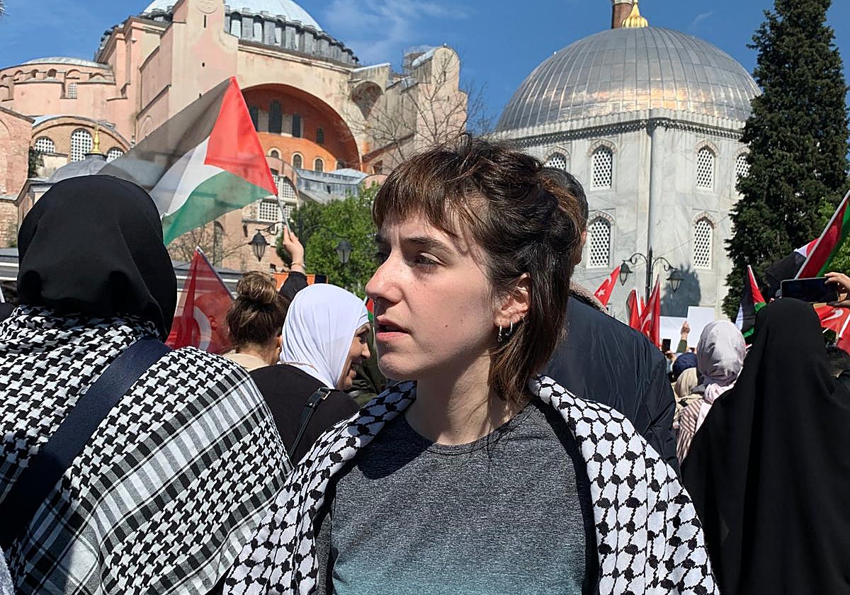 La diputada Nerea Fernández está en Estambul desde el pasado sábado.