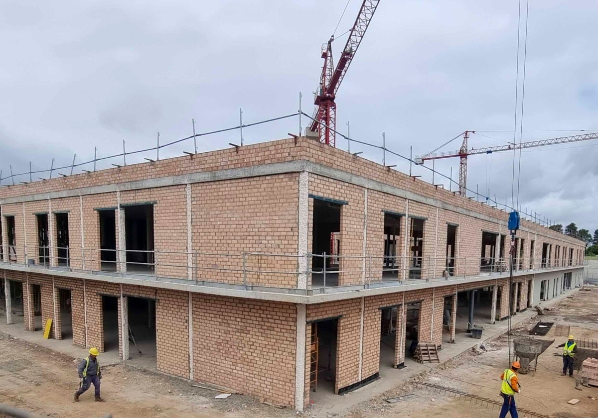 Estado de las obras en el centro sociosanitario de Mérida.