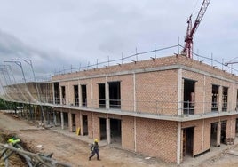 Estado de las obras en el centro sociosanitario de Mérida.