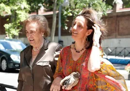 Teresa Rivero en la boda de su nieta María Ruiz Mateos Fernández Durán.