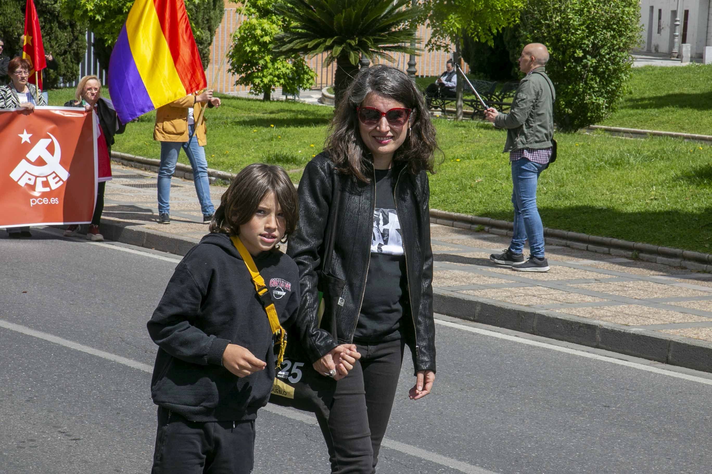 Imágenes de la manifestación del 1 de mayo en Mérida