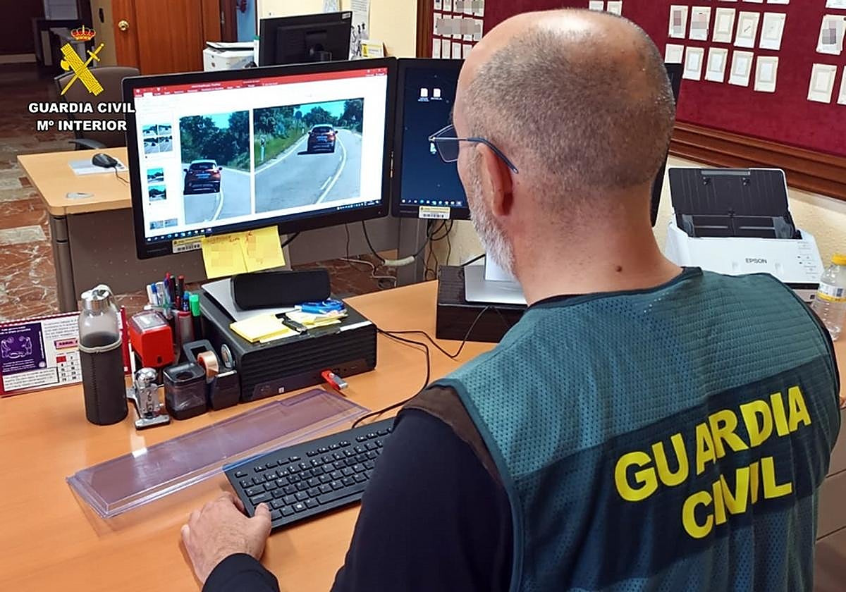 Análisis del video a cargo de la Guardia Civil