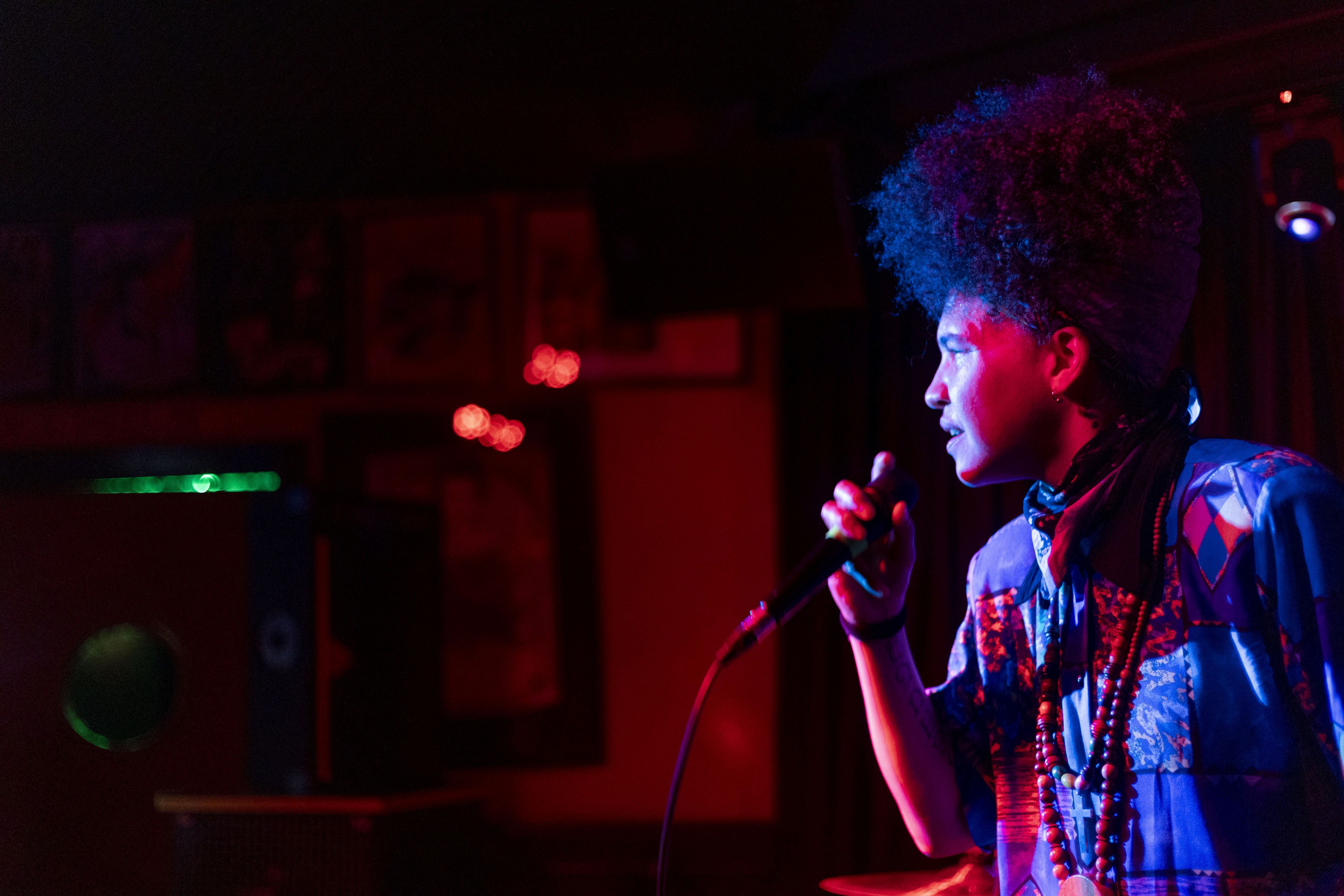 Adrienne Mack Davis actuó el pasado lunes en la sala Boogaloo.
