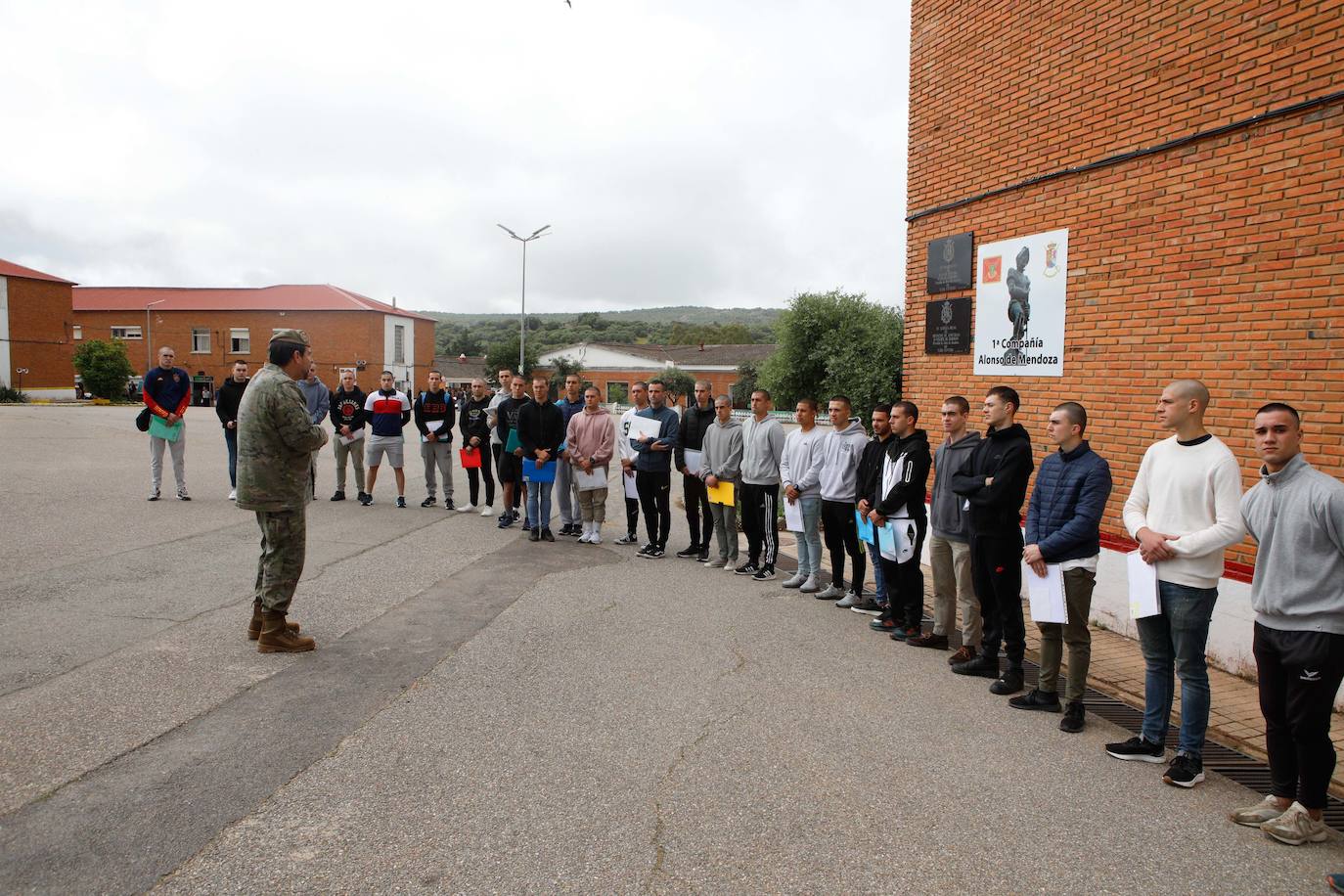 Llegada de los nuevos alumnos al Cefot de Cáceres (I)