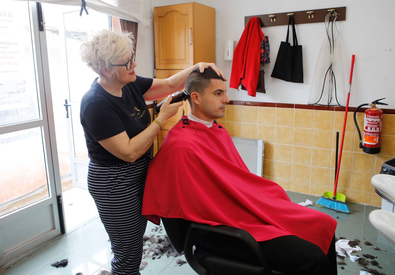 Llegada de los nuevos alumnos al Cefot de Cáceres (I)