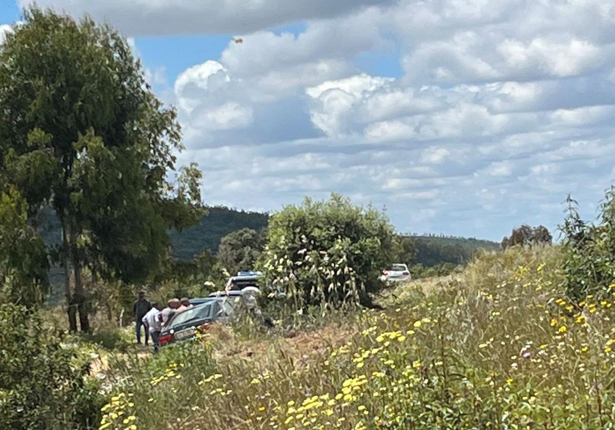 Finca en la que ha tenido lugar el fatal accidente este lunes.