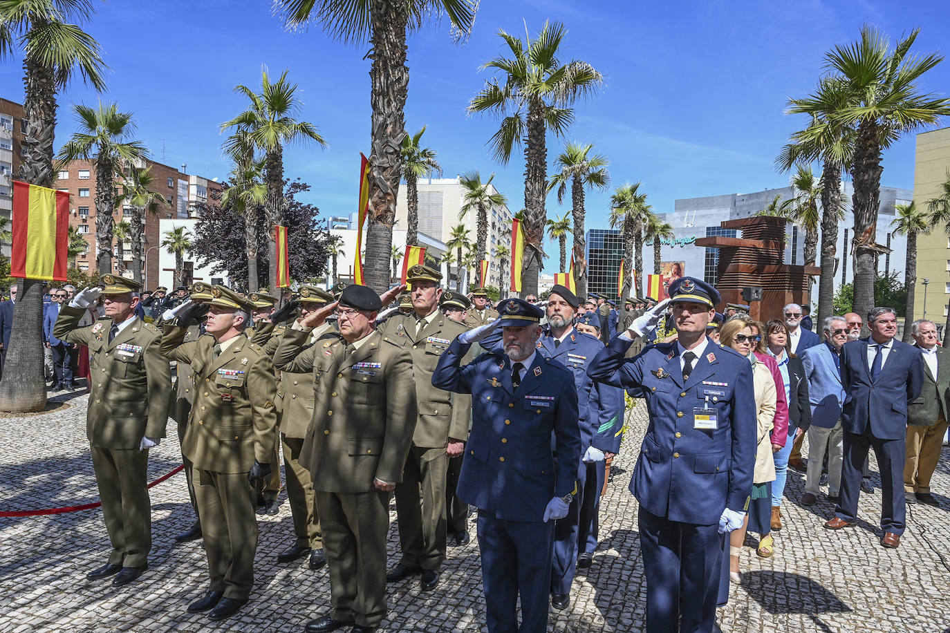 Un momento del acto celebrado este martes en Badajoz.