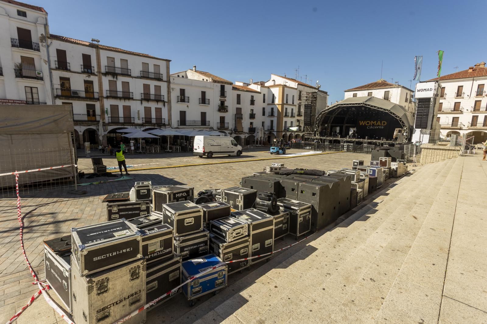 Cáceres se prepara para el Womad