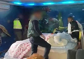 Imagen de archivo de una operación contra las redes de explotación sexual.