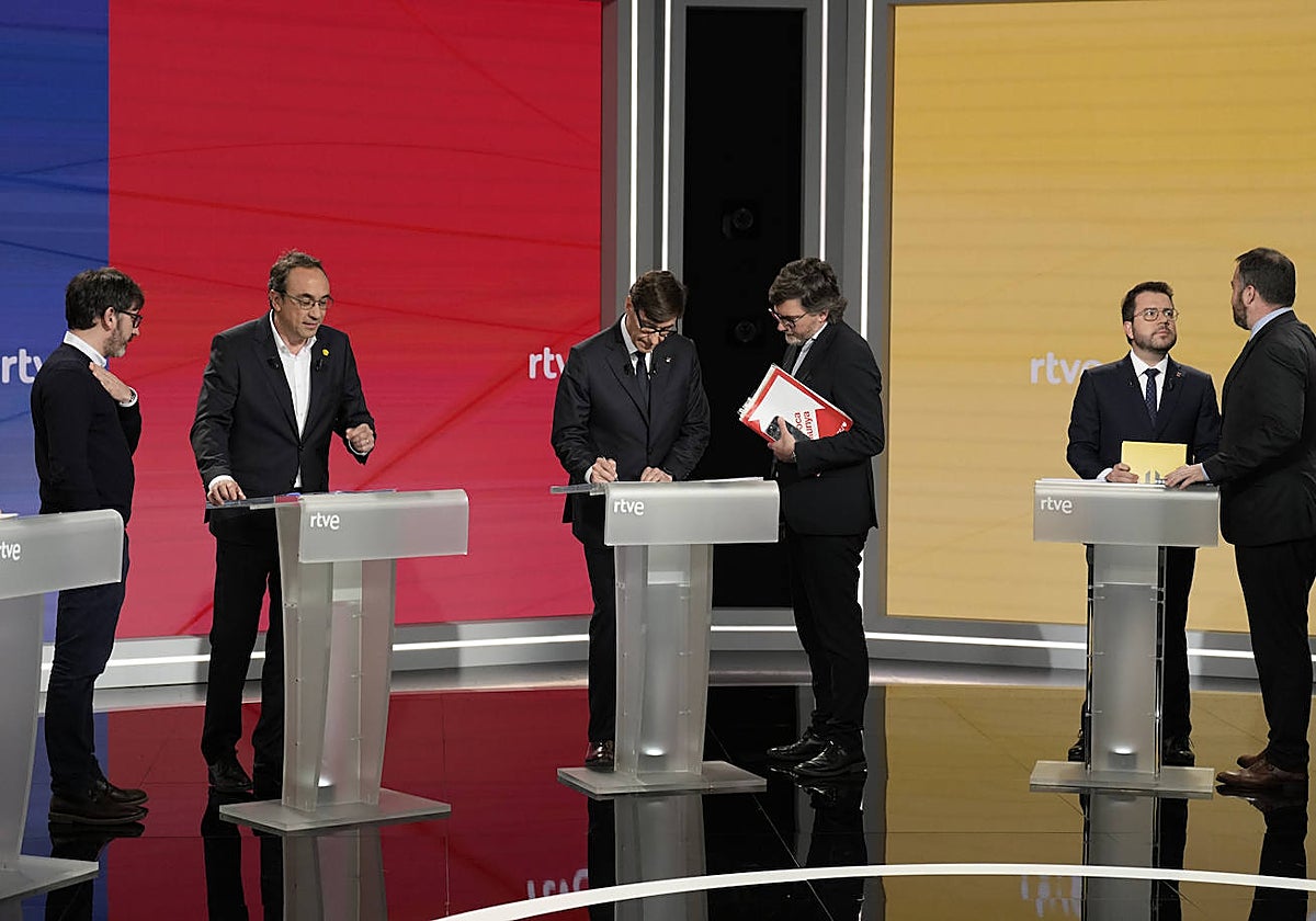 Debate electoral celebrado de RTVE el pasado día 2.