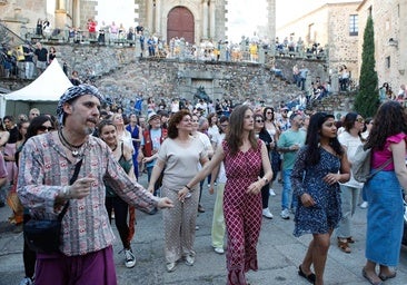 Ambiente de este sábado en el Womad de Cáceres