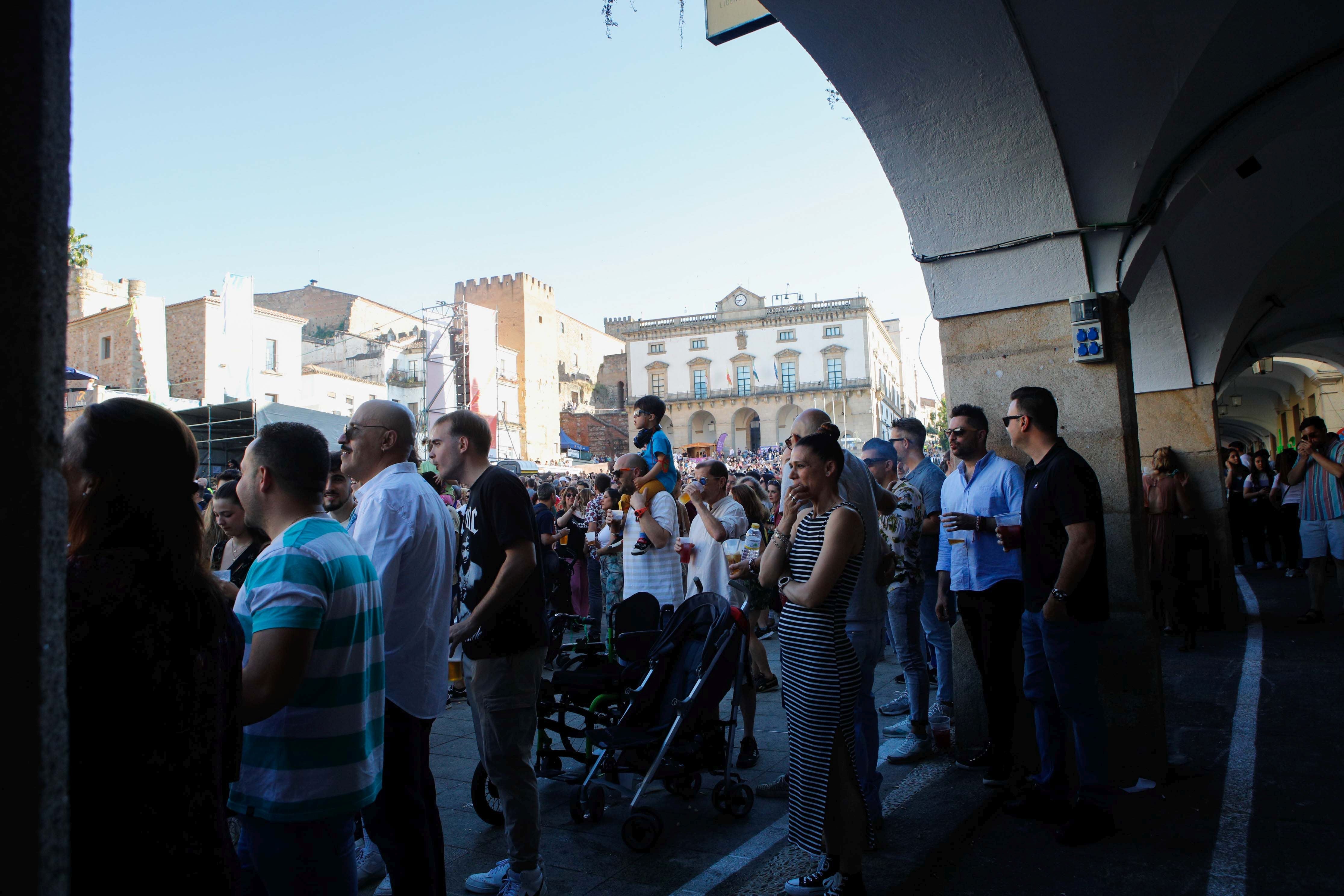 Ambiente de este sábado en el Womad de Cáceres (II)