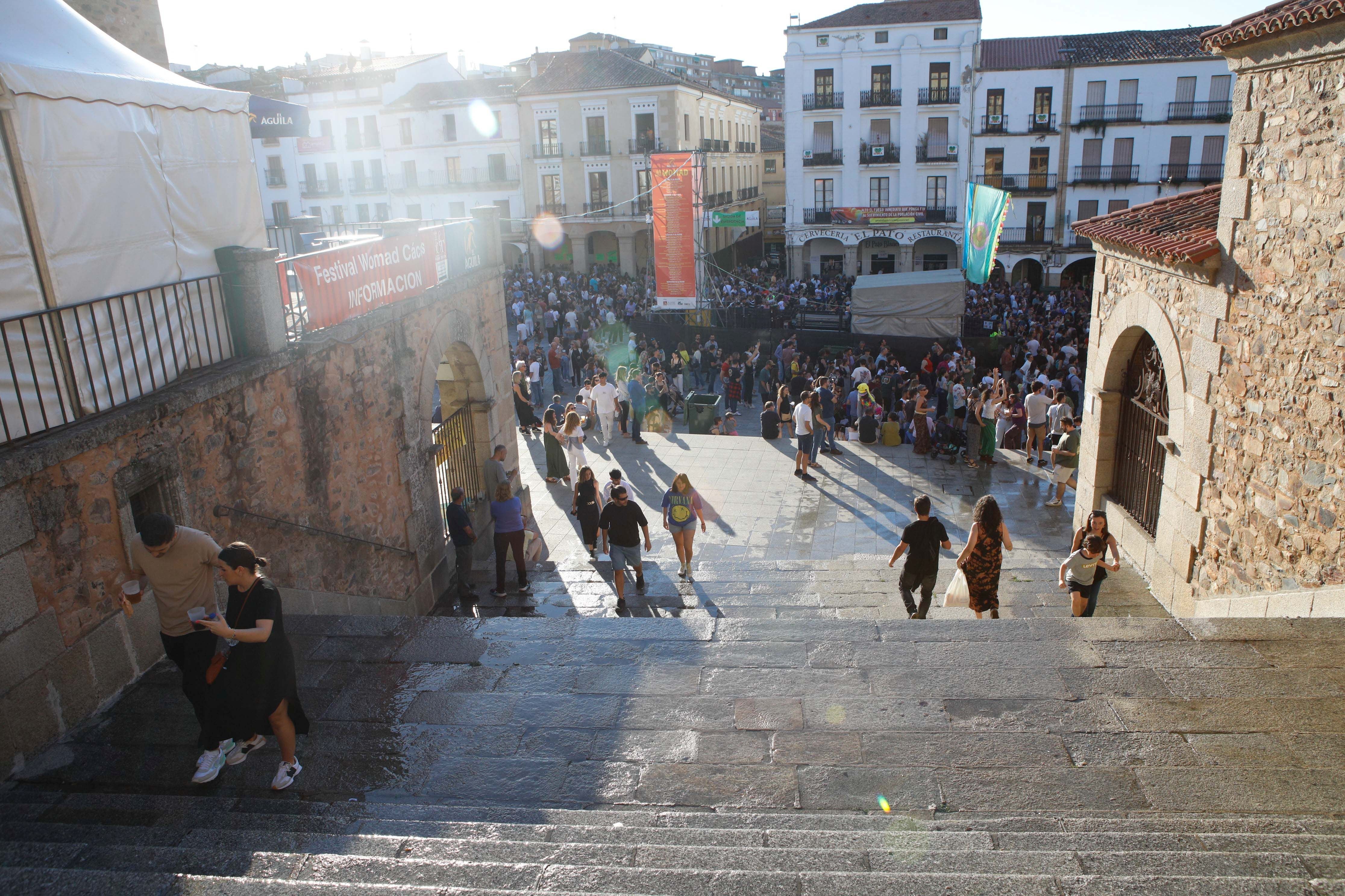 Ambiente de este sábado en el Womad de Cáceres (III)