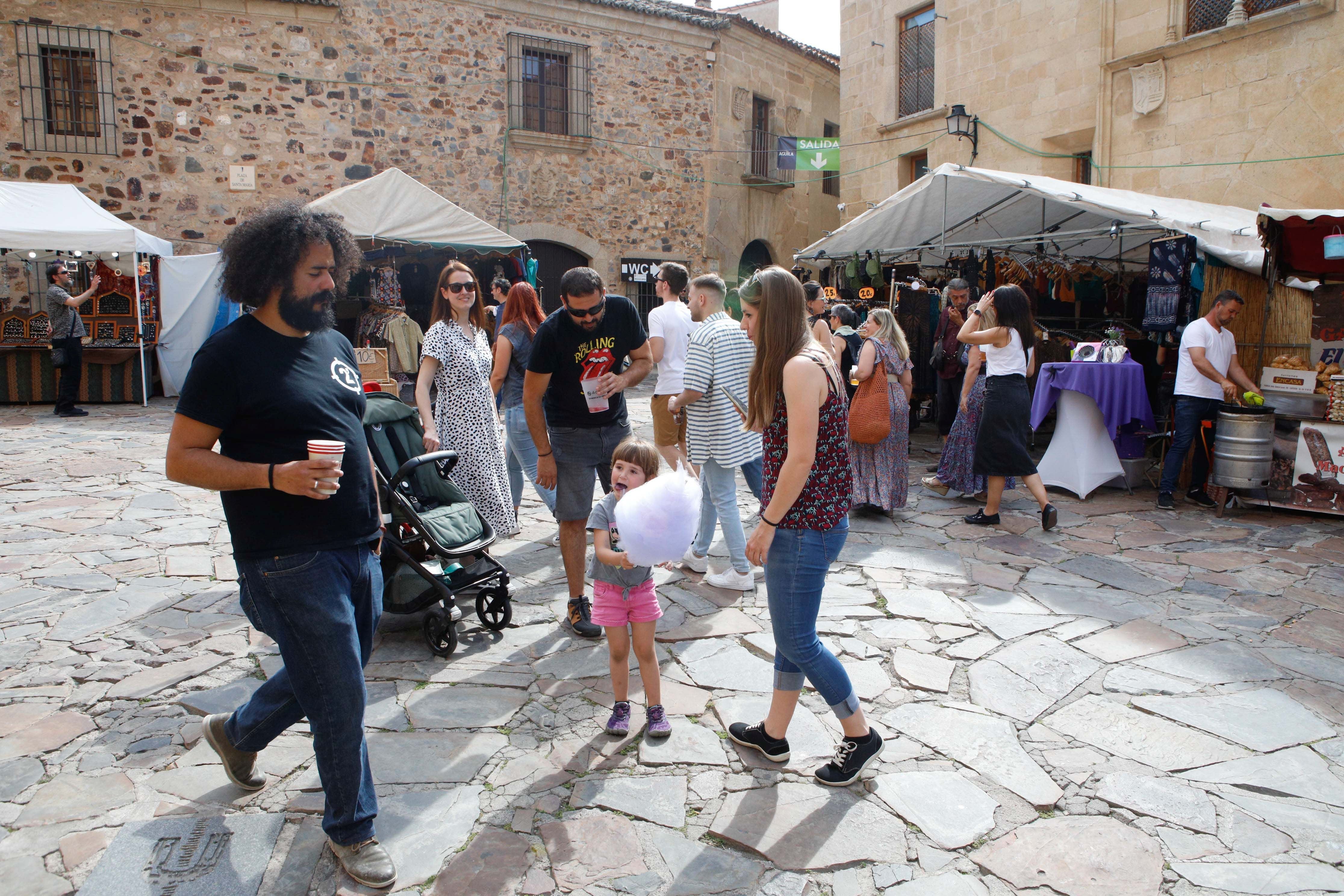 Ambiente de este sábado en el Womad de Cáceres (I)