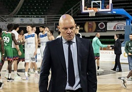 El técnico del Cáceres, en una imagen de archivo.