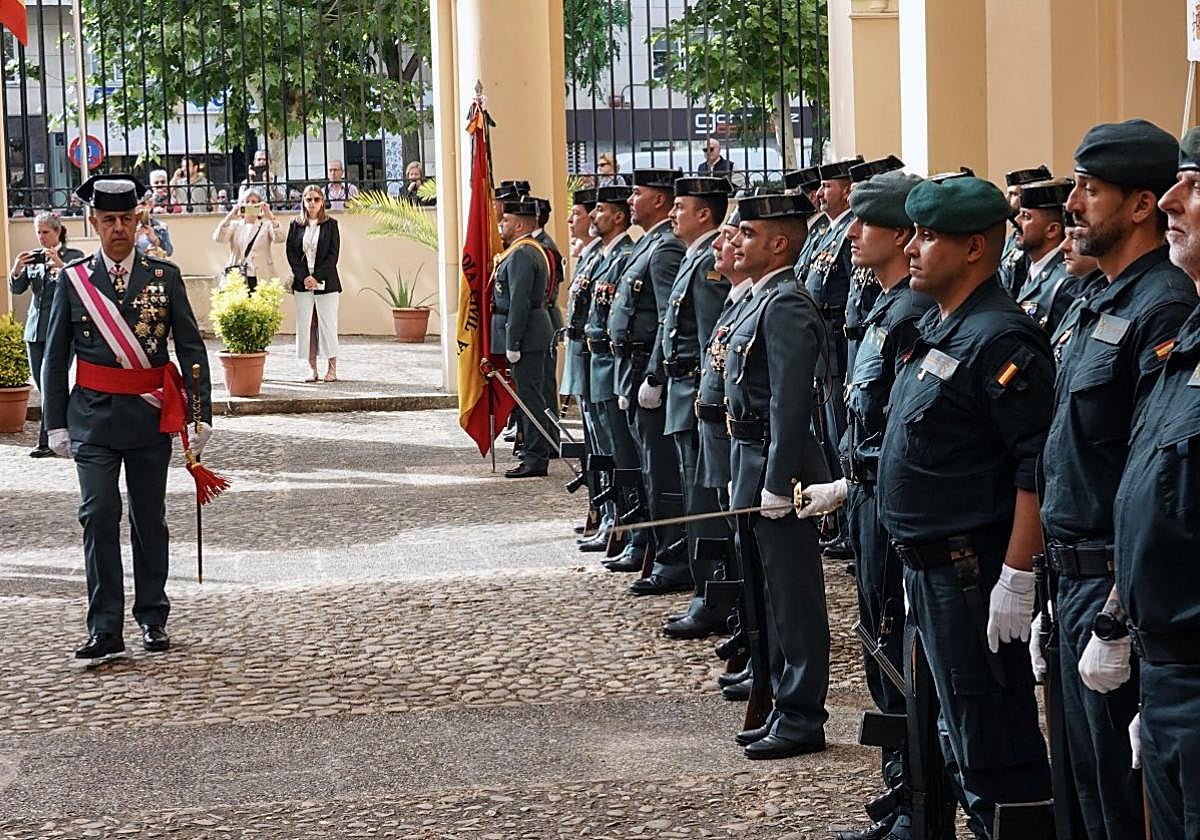 La Guardia Civil celebró ayer el 180 aniversario de su creación.