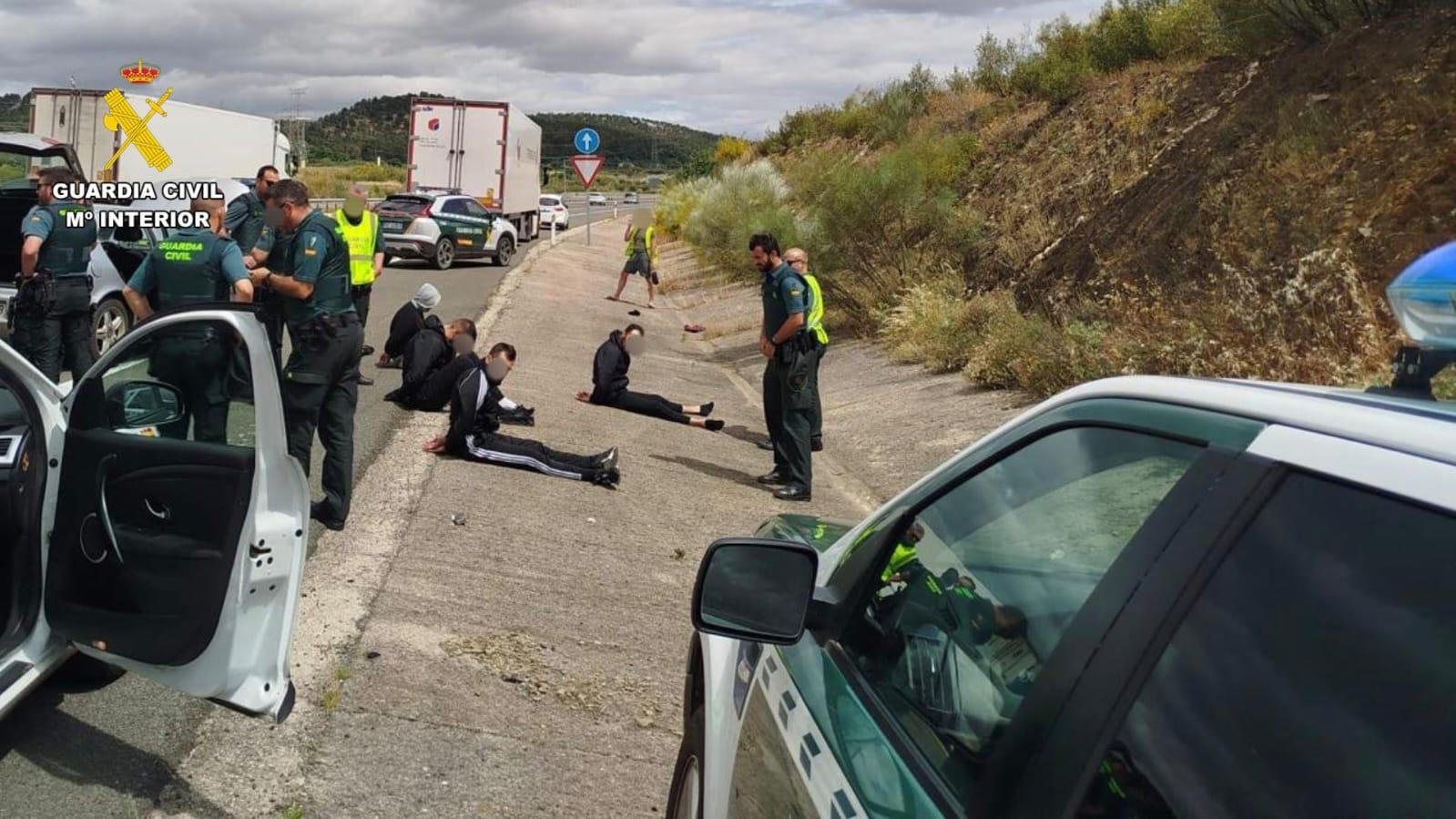 Fotos | Así ha sido la detención de los atracadores en la A-66