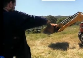 Fotograma de la reconstrucción de los hechos realizada con Eugenio Delgado.