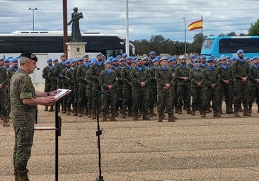 Regresan a casa otros 200 militares extremeños que estaban en el Líbano