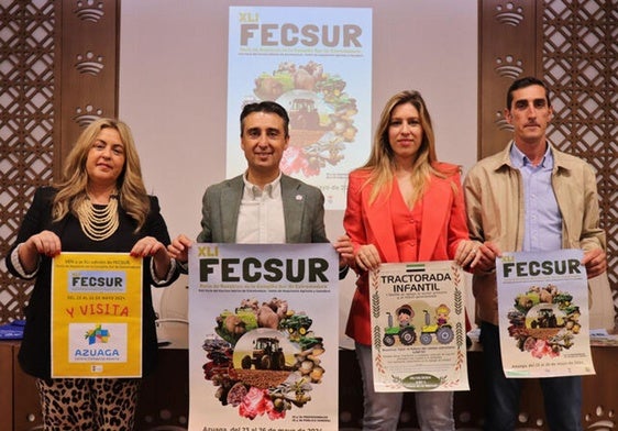 Presentación de Fecsur en la Diputación de Badajoz.