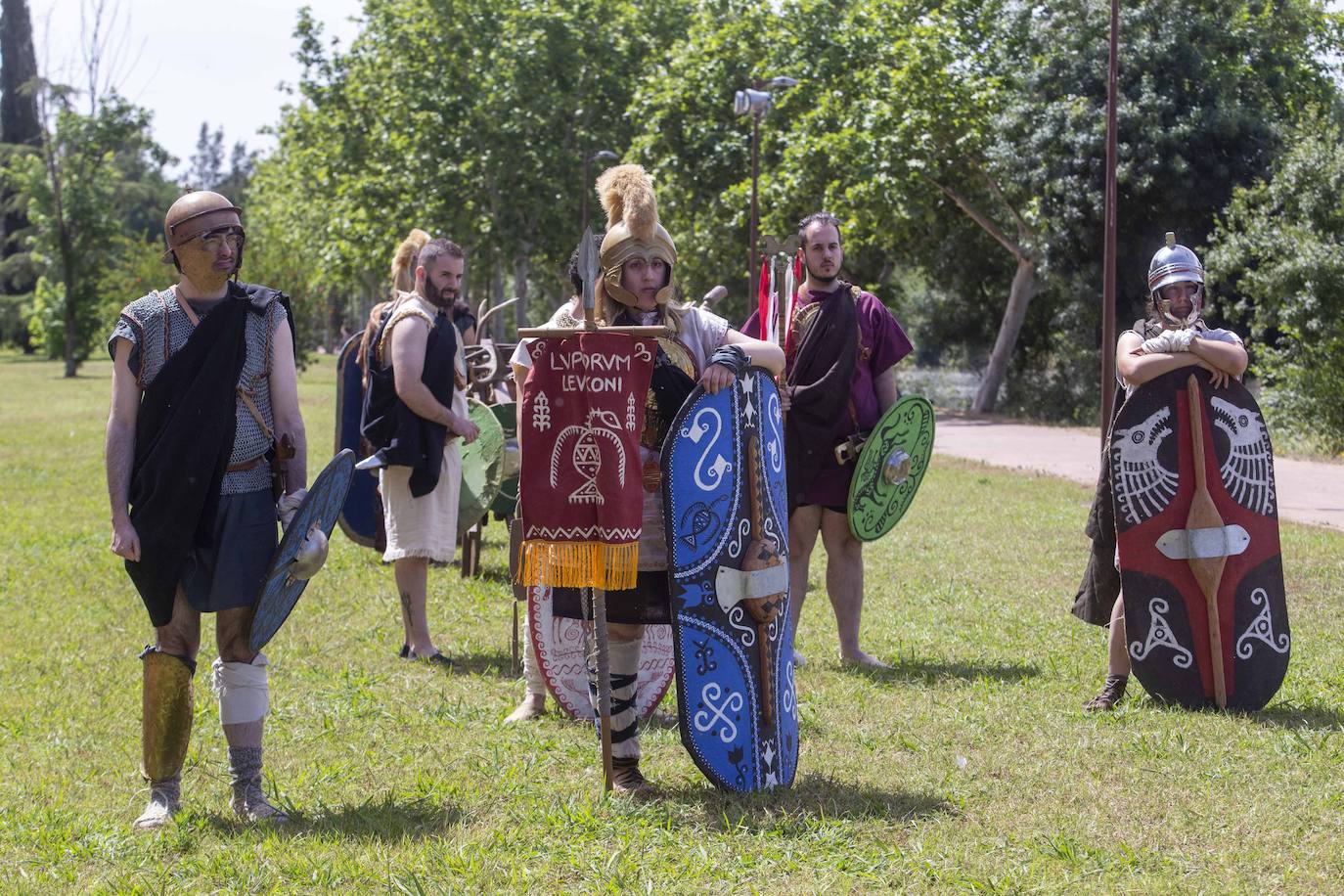 Las mejores imágenes de las actividades de gladiatura de este jueves (II)