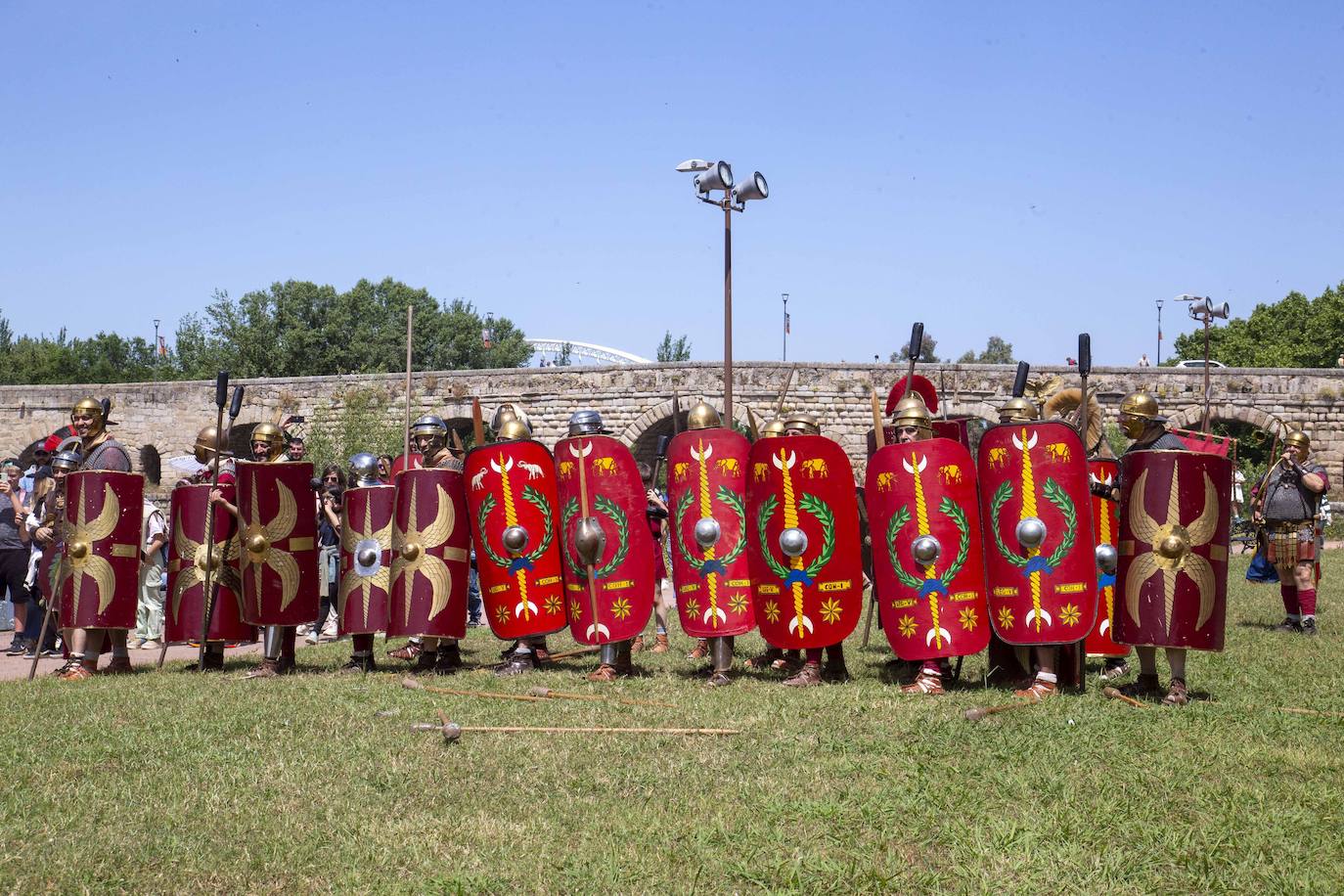 Las mejores imágenes de las actividades de gladiatura de este jueves (II)