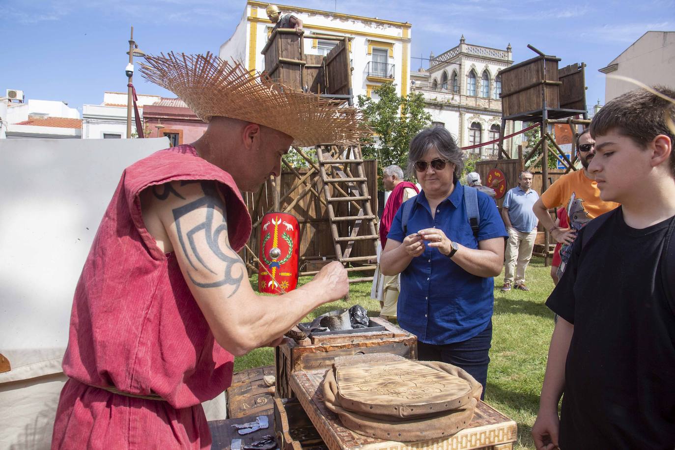 Las mejores imágenes de las actividades de gladiatura de este jueves (I)