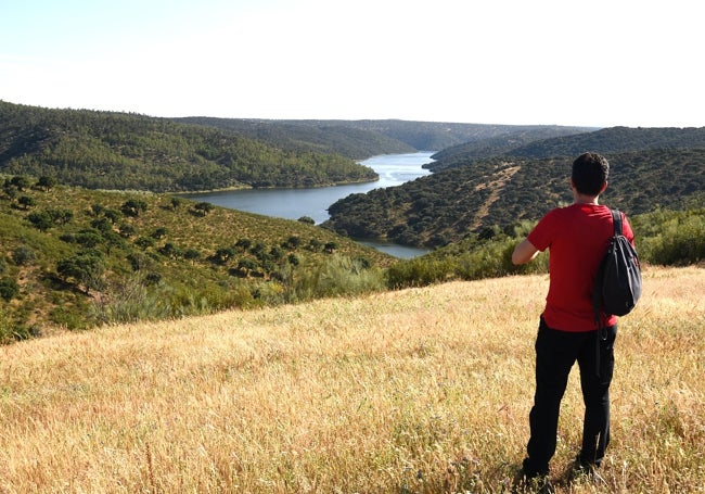 El recorrido incluye buenas vistas sobre el río Tajo.