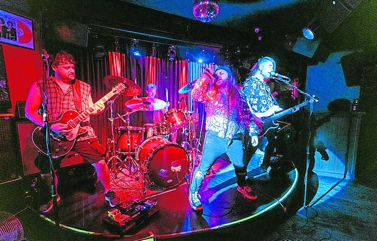 La banda Sweet electric en la sala Boogaloo. 