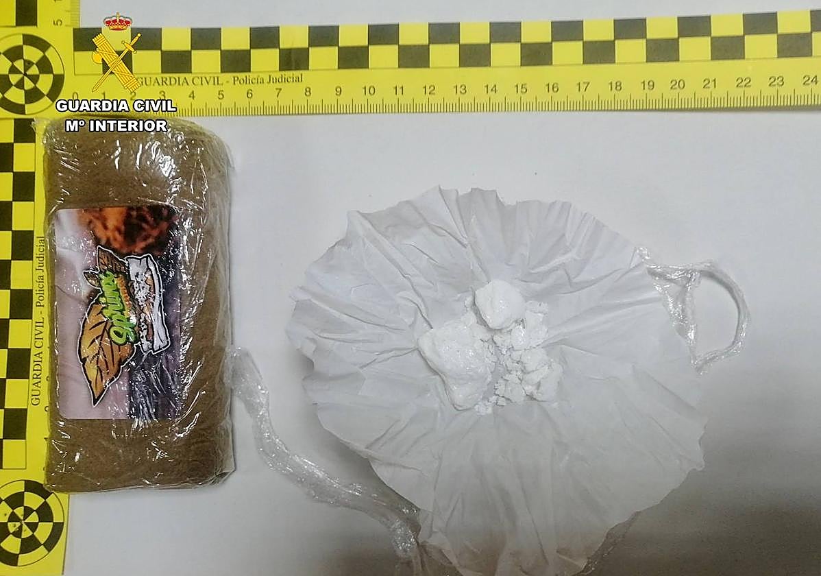 Droga intervenida.