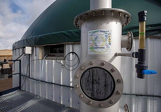 Planta de biometano construida en Burgos.