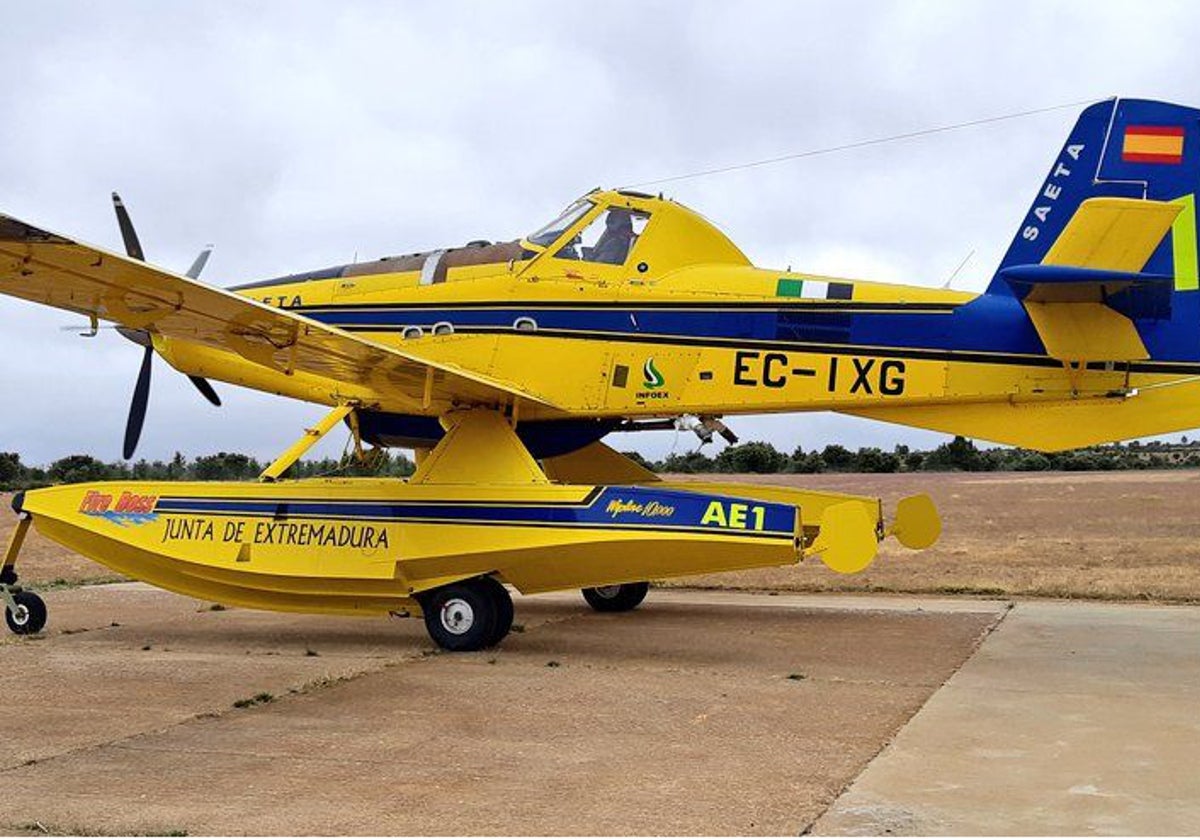 Los hidroaviones, cada vez más caros: 732.000 euros por cuatro meses en Extremadura